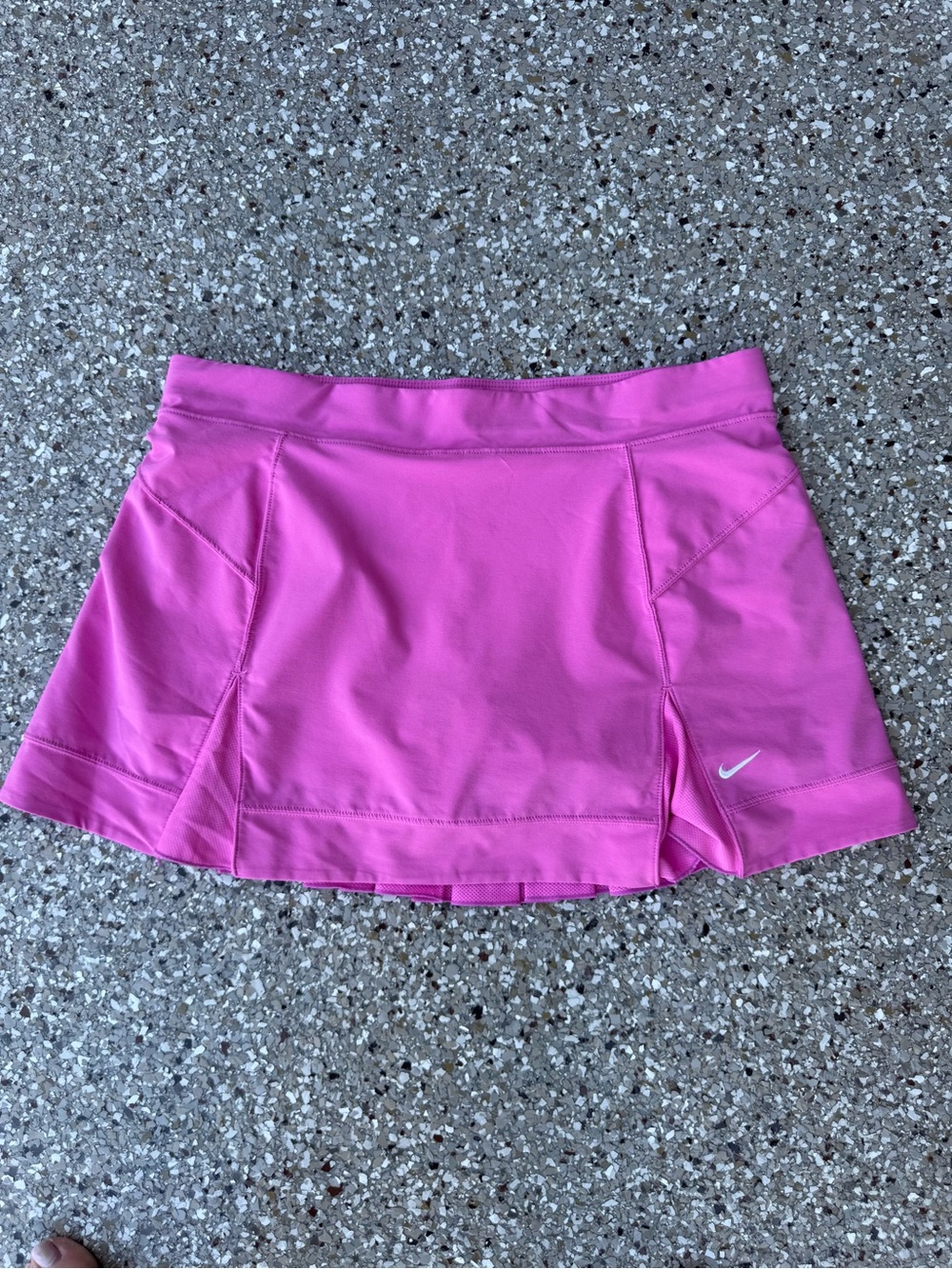 Nike Fit Dry Pink Athletic Skort A-Line Built-in Shorts Tennis Golf Sz MED 8/10